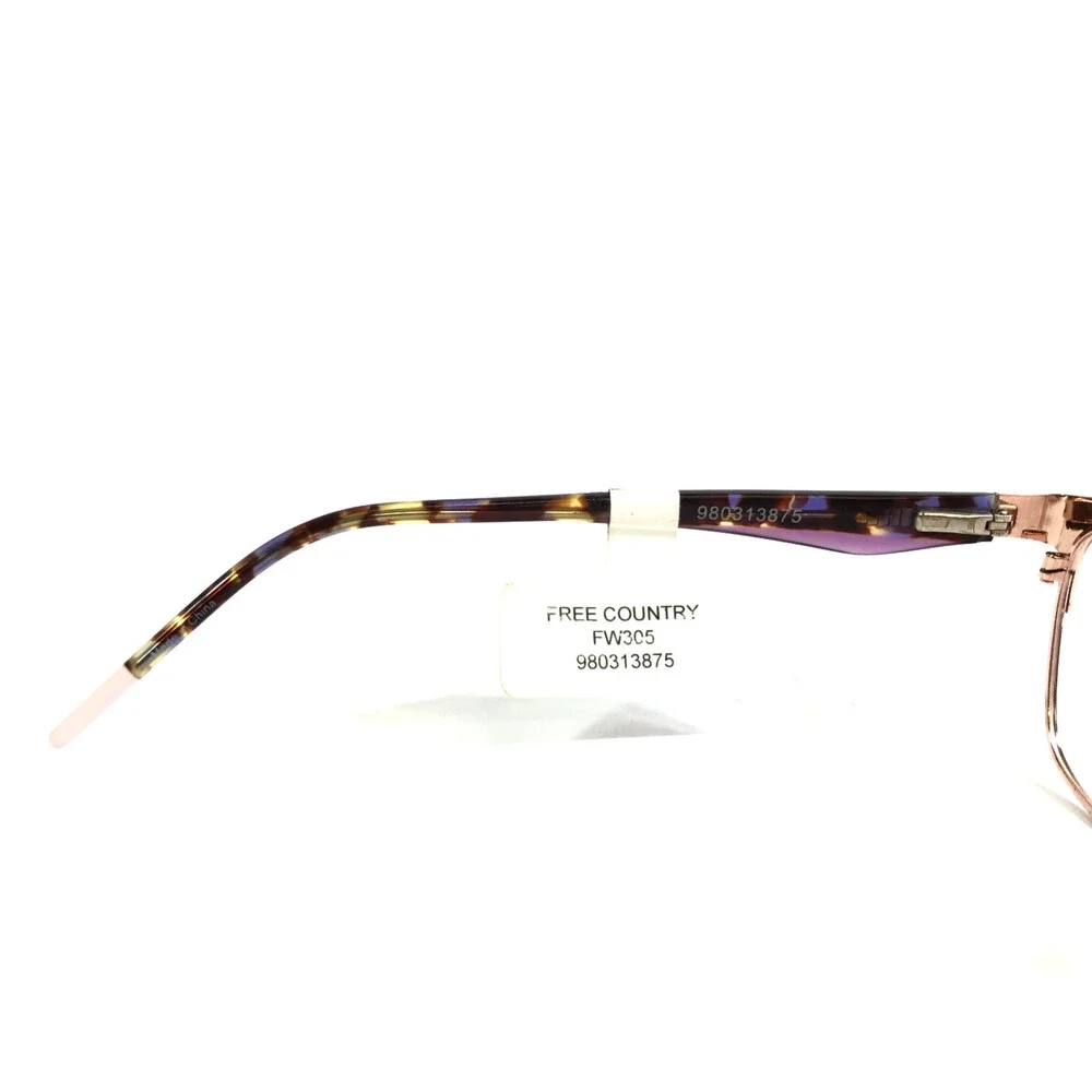 Free Country Eyeglasses Frames FW305 EGG Eggplant Cat Eye Full Rim 54-16-140